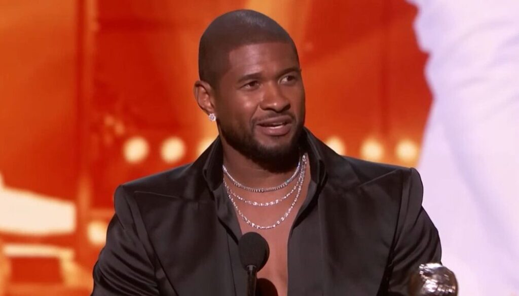 Usher Delivers Emotional Acceptance Speech at NAACP Image Awards